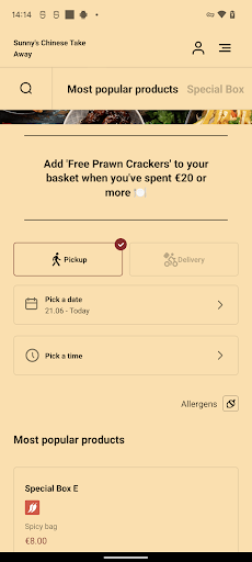 Sunnys Chinese Take Away Screen 3