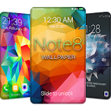 Note 8 wallpapers lock screen icon