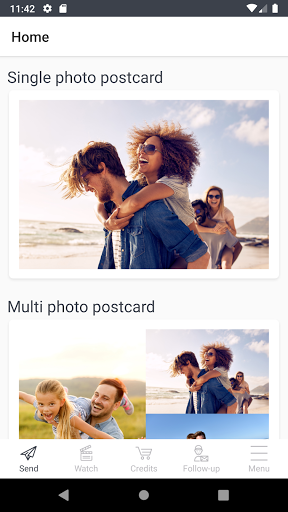 Android application bpost Mobile Postcard screenshort