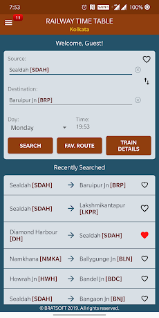 RTT Kolkata: Offline Rail Timeのおすすめ画像2