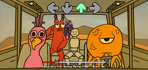 Road Trip of Banban FNF Mod