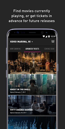 Android application Consolidated Theatres screenshort