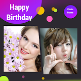 Happy Birthday Photo Frames Wishes Cards icon