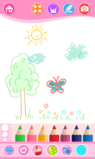 Screenshot of Beauty Coloring Book for Girls