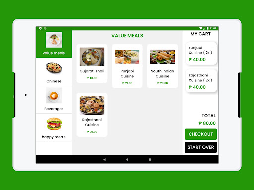 ePickMeUp kiosk food Screen 3