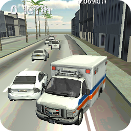 Kuvake-kuva Ambulance Truck Driver 3D