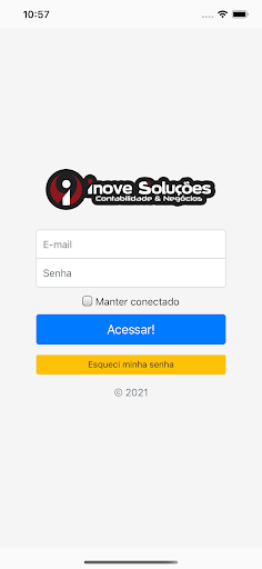 Android application Inove Soluções Contabilidade screenshort