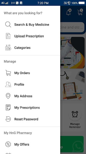 HnG Online Pharmacy Screen 2