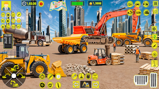 3D Construction Simulator City Screen 3