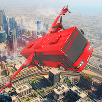 Ultimate Futuristic flying bus Driving Simulator