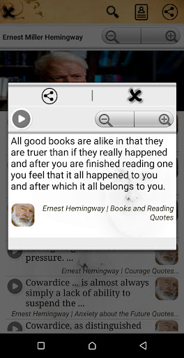 Ernest Hemingway : Quotes Screen 2