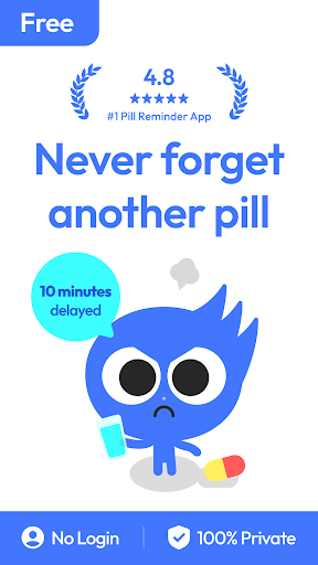 Android application Angry Pill Box with Reminders screenshort