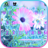 Soft Pink Flower Keyboard Background icon