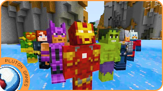 Marvel Heroes mod for MCPE