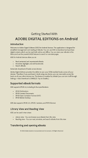 Adobe Digital Editions Screenshot