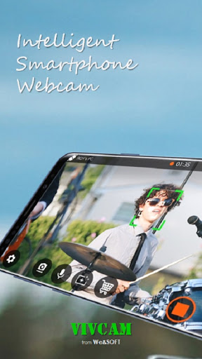 Android application Vivcam: Easy Smartphone Webcam screenshort