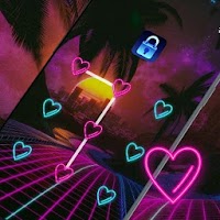 Neon City - App Lock Master Theme