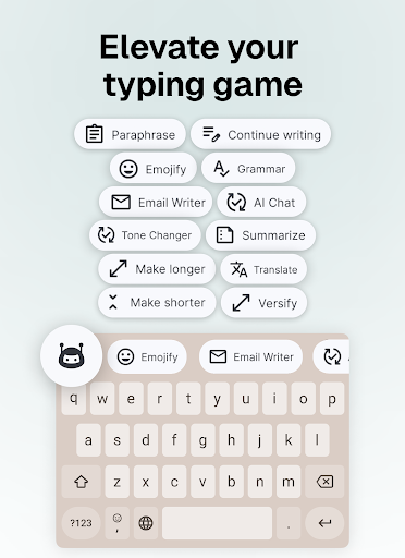 Screenshot of Ai Keyboard: Writing Assistant