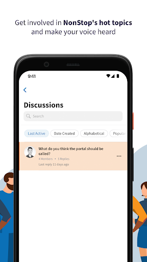 NonStop Consulting Portal Screen 3