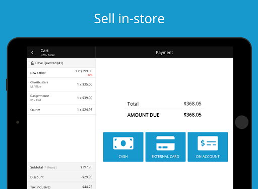 Airsquare POS Screen 2