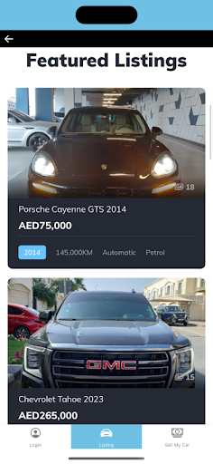 Yazzme Cars Screen 2