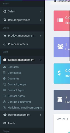 KMGI Office CRM Software Screen 2
