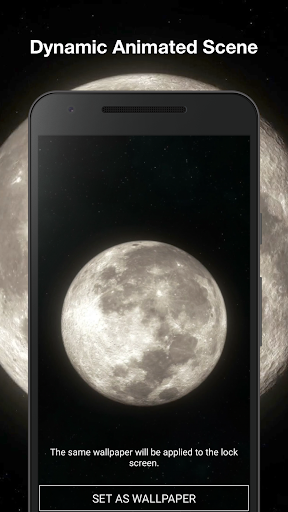 Moon 3d Live Wallpaper Pro Screen 2