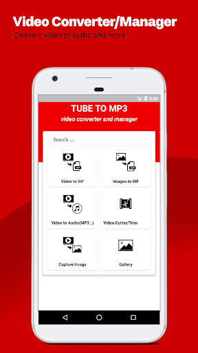 Android application Video Tube to Mp3 converter screenshort