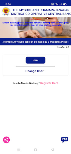 Android application MCDCC BANK Mobile Banking screenshort