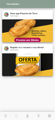 Android application Prazeres da Terra screenshort