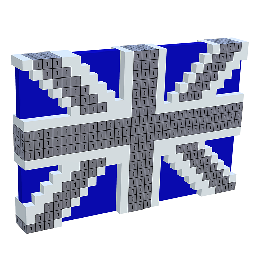 Flags 3D Color by Number logo