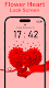 screenshot of Rose Heart Lock Screen
