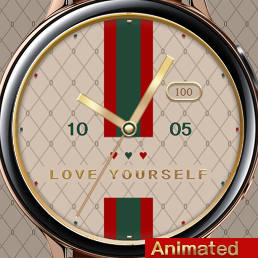 Pattern Green And Red Line_Lov logo