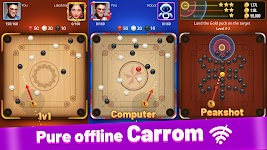 screenshot of Carrom Lite-Board Offline Game