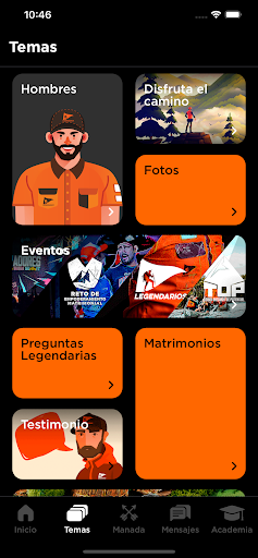 Android application La Manada screenshort