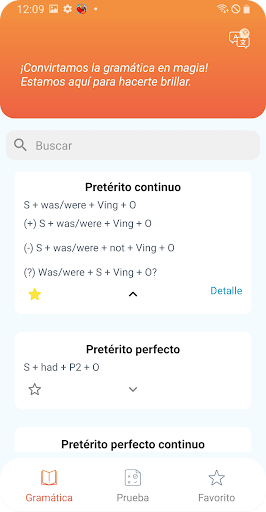 Vista previa de la aplicación