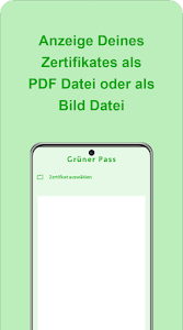 Grüner Pass: PDF Anzeige Unknown