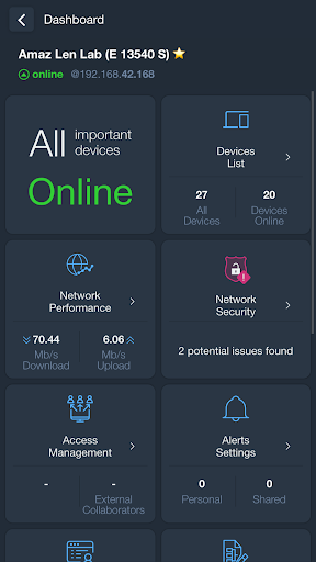 Domotz Pro: Network Monitoring Screen 2