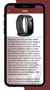 Huawei Band 2 Pro watch Guide