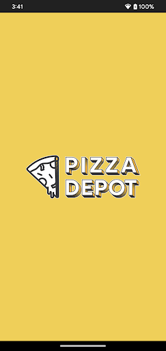 Android application Pizza Depot screenshort
