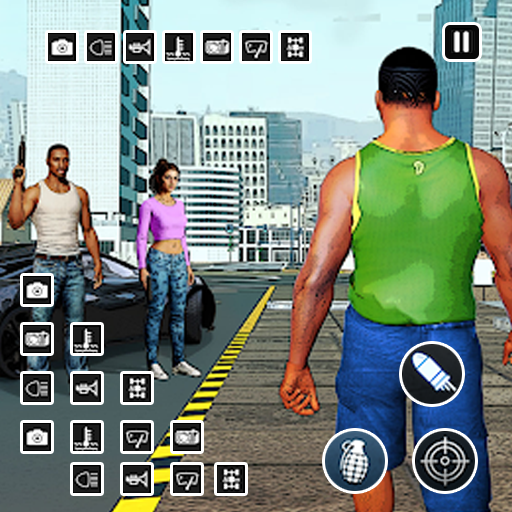 Gangster Crime Miami Vice City logo