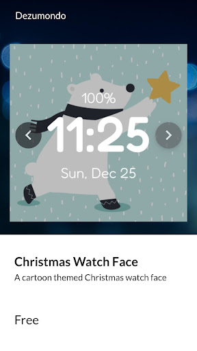 Christmas Watch Face Screen 2