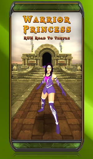 Android application Warrior Princess run - Road To screenshort