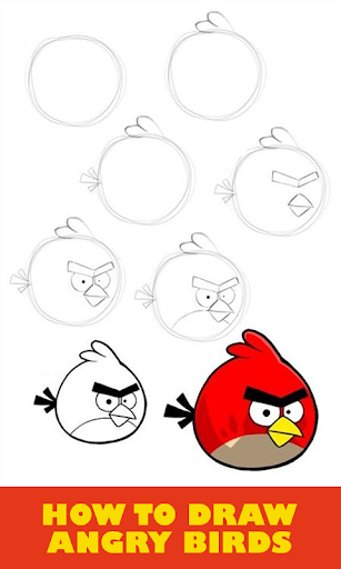 Android application How to draw Angry Birds screenshort