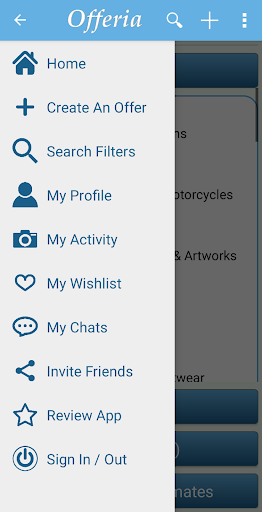 Offeria (Buy & Sell) Screen 3