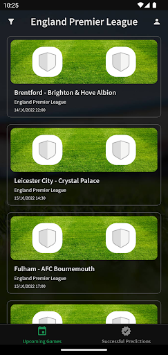 Android application AI Betting Predictions screenshort