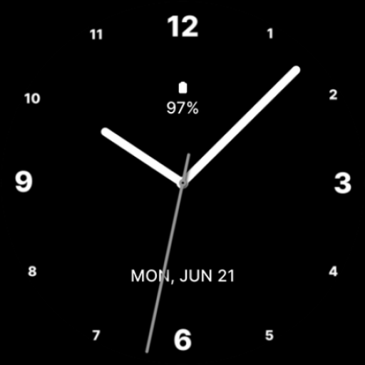 Minimalistic Style Watch Face Logo
