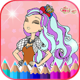 Coloring Game for Ever Girls icon
