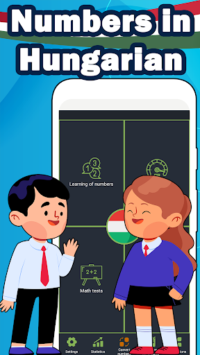 Android application Numbers in Hungarian language screenshort
