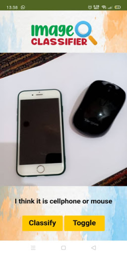 FHTC Image Classifier Screen 2